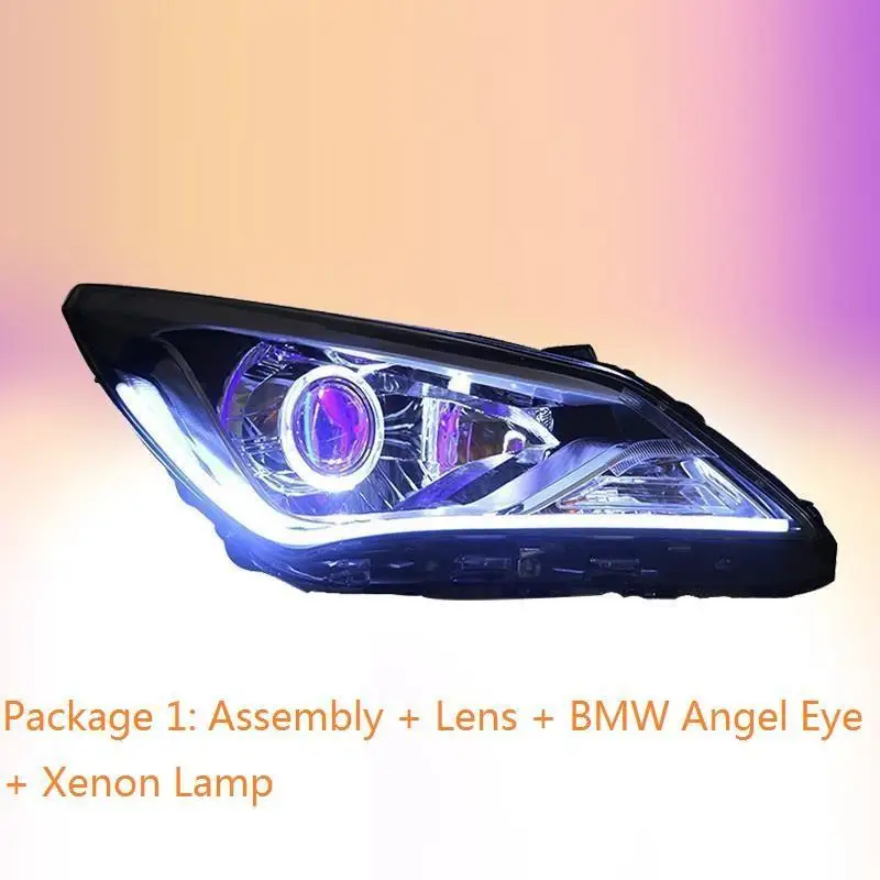 Number 1 Luces Para Drl Внешняя Автомобильная Лампа, светодиодные дневные ходовые огни, автомобильные фары 10 11 12 13 14 15 16 для hyundai Verna - Цвет: Number 1