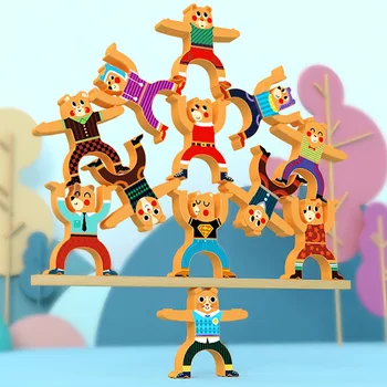 

Children's overlapping music building blocks Hercules balance parent-child interaction early education helps intelligence