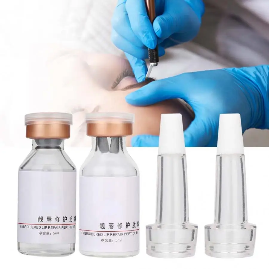 2pcs 5ml Tattooing Recovery Scar Healing Repair Anti-infection Gel for Lips Tattooing Recovery Gel