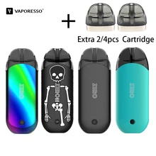 Оригинальные электронные сигареты Vaporesso Renova Zero Pod с 2 мл картриджами Vape Tank 650 мАч батарейный мод ароматизатор электронная сигарета