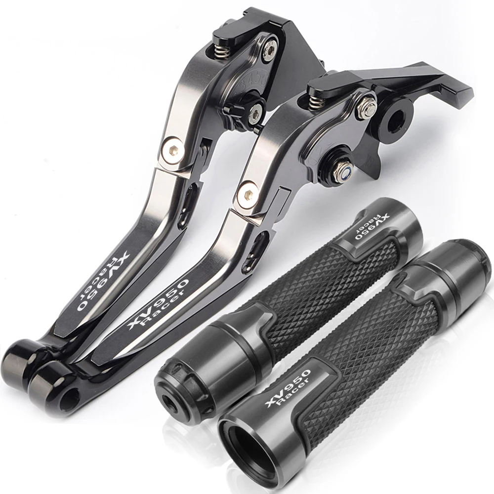 

For Yamaha XV 950 XV950 RACER 2016-2018 2017 Motorcycle CNC Adjustable Foldable Brake Clutch Lever Handle Grips Set