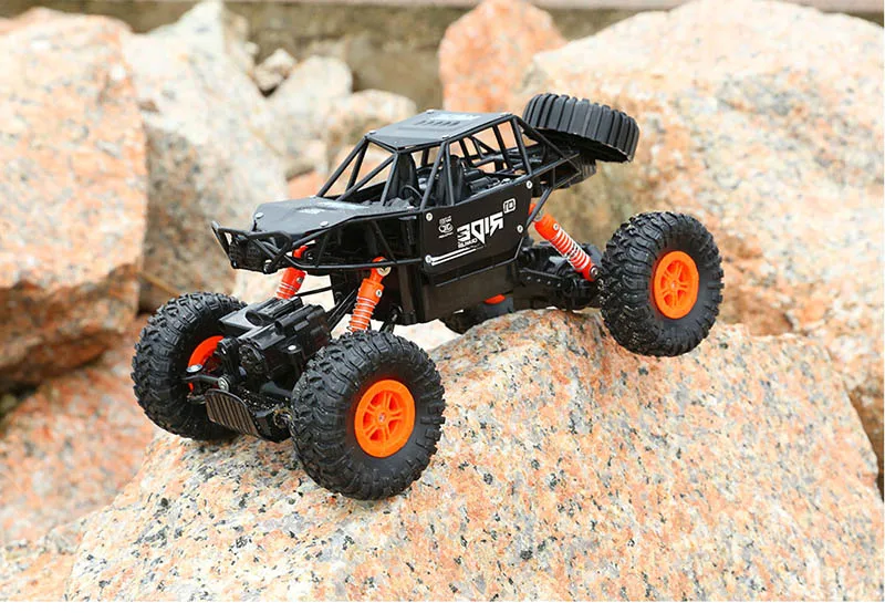 Сплав 2,4G rc автомобиль 1/16 10 км/ч внедорожный привод Bigfoot автомобили электрические четыре колеса скалолазание двойные двигатели автомобиль игрушки автомобиль для подарка