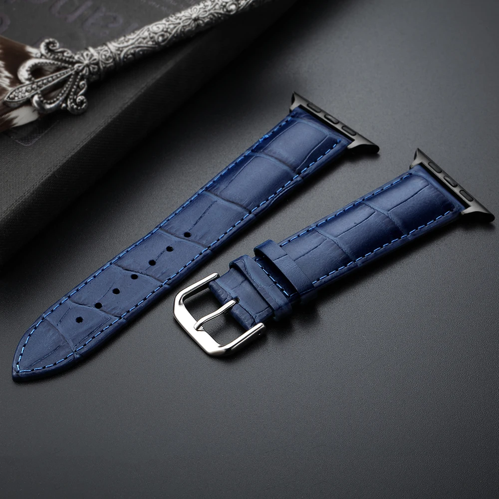 Ремешок из натуральной коровьей кожи для Apple Watch 38 мм 42 Series 1 2 3|strap for apple watch|watchband