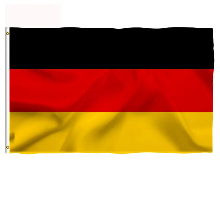 Высокое качество 3x5ft Deutschland немецкий флаг парад полиэстер печатные баннеры офисные пользовательские флаги и растяжки