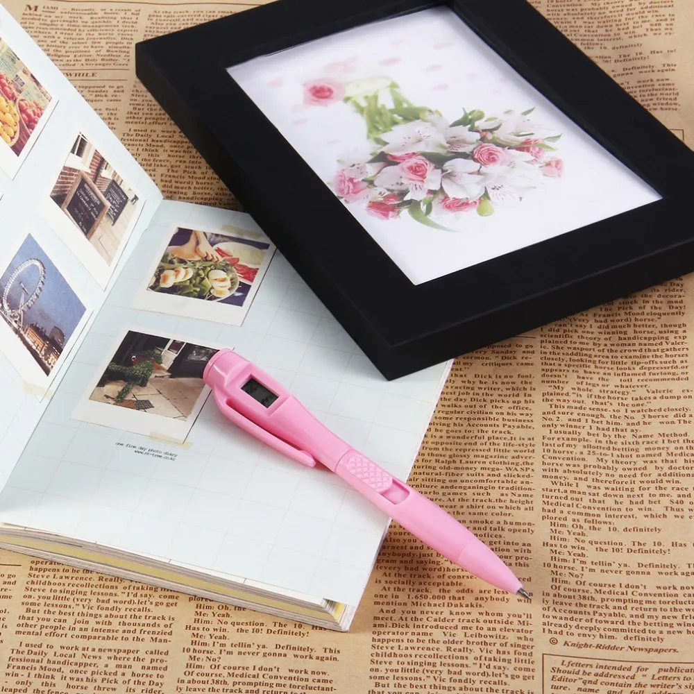 Digital Watch Ballpoint Pen Electronic Clock Student Test Pen Stationery Servants Private Dedicated Test For Office School