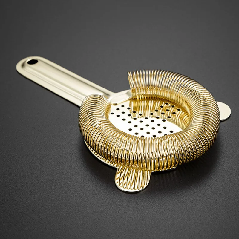 1 шт. бартендинг фильтр коктейльное ситечко из нержавеющей стали бар ситечко профессиональное ситечко с проволочной пружиной крест ледяной фильтр