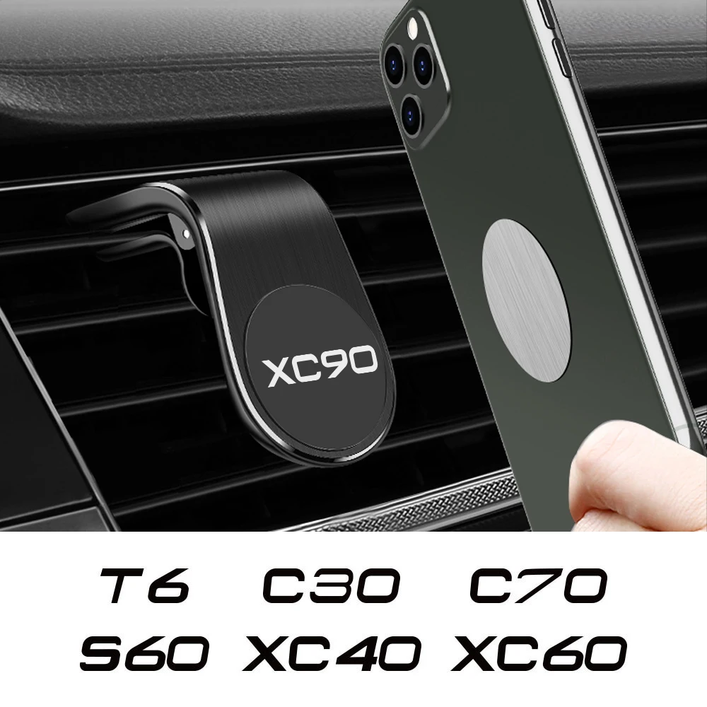 LType Phone Holder For Volvo XC90 XC60 C30 T6 S60 C70 XC40