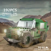 

XINGBAO Original WW2 Army Forces Figures Military Jeeps LKW Wolf Interim Fast Attack Vehicles Building Blocks Brick Toys Gifts