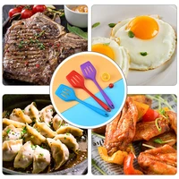 Spatule tourneuse en Silicone, pelle à frire, œuf, poisson, poêle à frire, tourneurs à fente, ustensiles de cuisine antiadhésifs, accessoires de cuisine 5