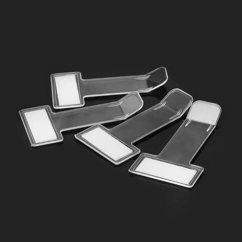

4pcs Car Vehicle Parking Ticket Holder Permit Clip Sticker Windscreen Fastener Stickers Plastic Stick one on your fridge
