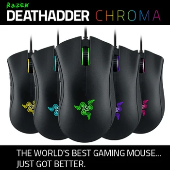 

Razer Deathadder Chroma, 10000 DPI gaming mouse, Synapse 2.0, Brand new