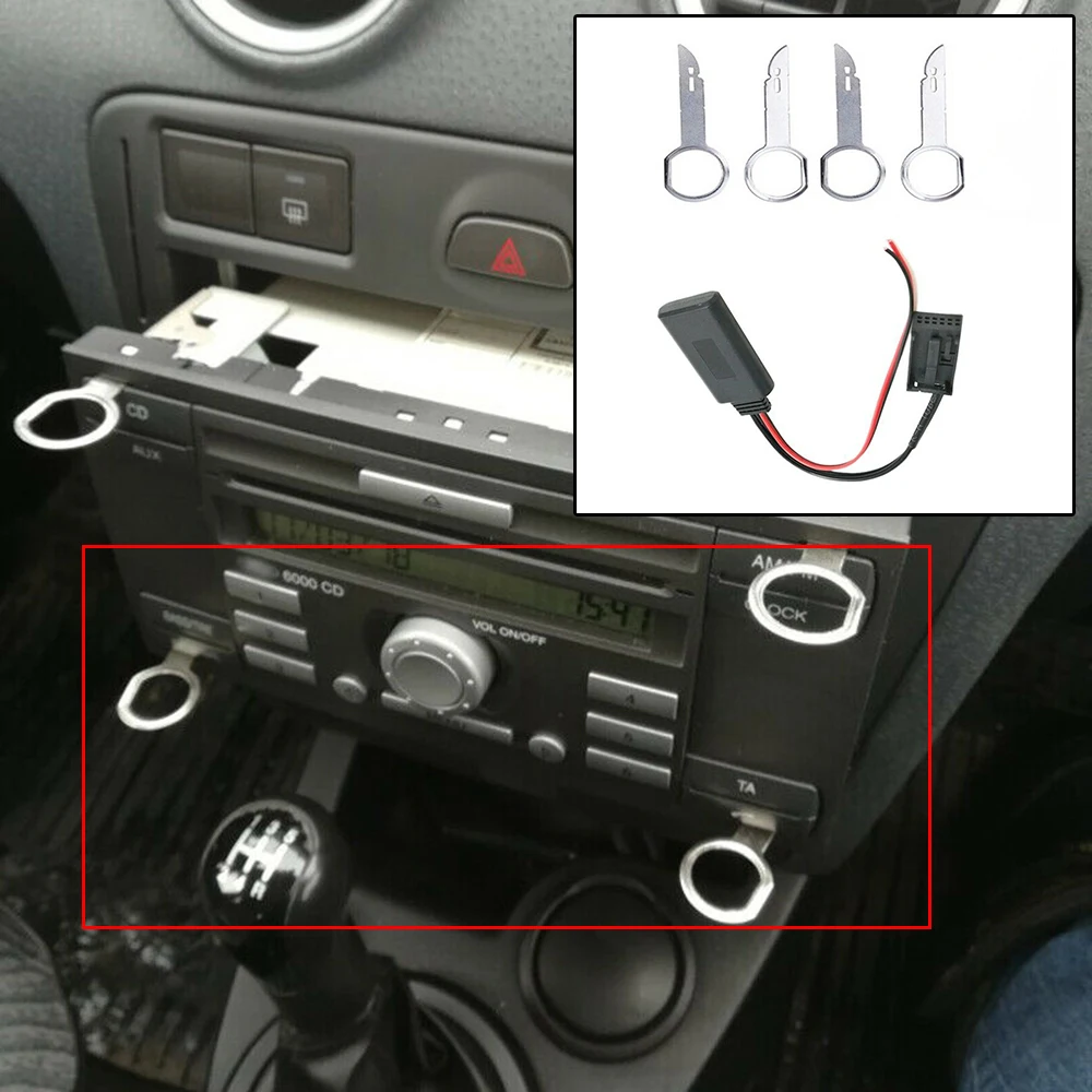 Автомобильный Bluetooth аудио кабель 6000CD беспроводной модуль музыкальный адаптер Aux аксессуары для интерьера