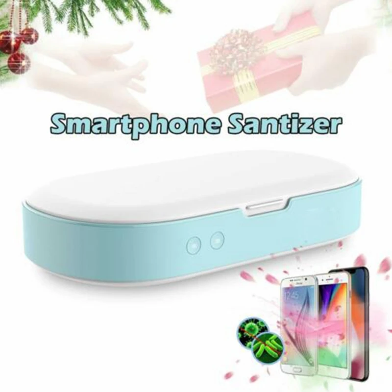 

Phone Sterilizer Box Jewelry Phones Cleaner Personal Sterilizer Disinfection Box with Aromatherapy