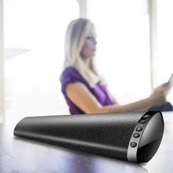 

20W Wireless Bluetooth Column Soundbar TV Music Center Speaker Sound Bar Home Theater TF USB Support 3.5mm RCA With Wall Mount