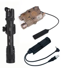 Airsoft Armas Surefir M603V тактический пистолет оружие Скаут светильник PEQ-15/LA-5C UHP флэш-светильник красный ИК лазерное охотничье оружие, винтовка светильник