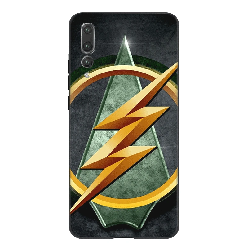 B4 Чехол для huawei P8 P9 P10 P20 P30 Lite MINI PRO huawei P Smart Z Plus, супергерой, вспышка DC Comics, логотип, подробная информация - Цвет: B4