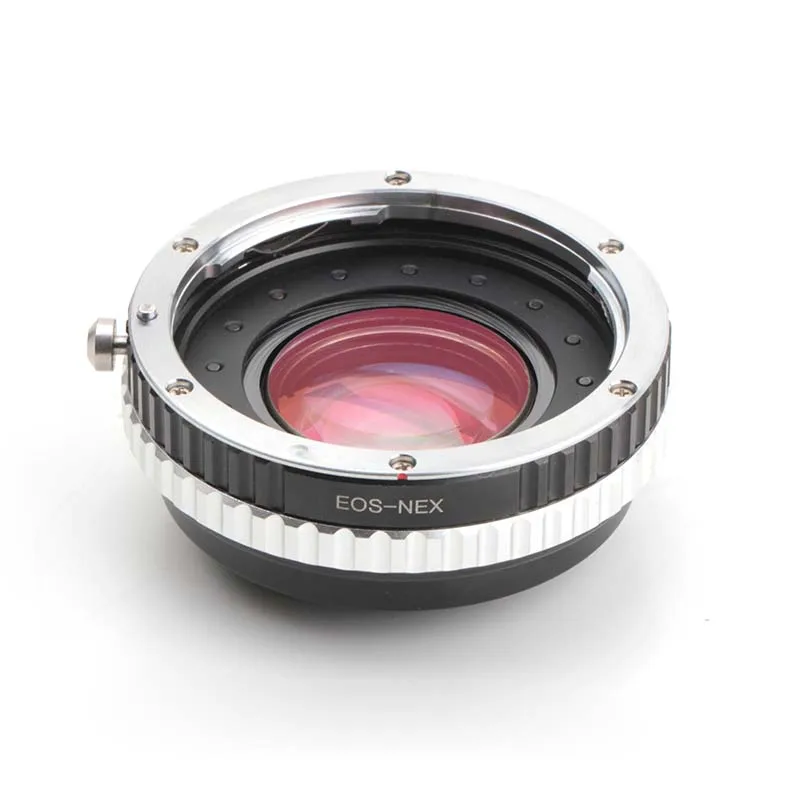 Pixco Apertura Controllo Velocità Booster Focale Riduttore Attacco Obiettivo Adattatore Per Canon Eos Ef A Sony E Nex Fotocamera Zv-E10 A1 A7 A9