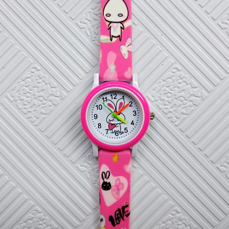 Новые силиконовые детские часы для мальчиков и девочек, подарок студенческим часам, мультяшная команда аниме, детские часы, Детские кварцевые наручные часы - Цвет: Коричневый