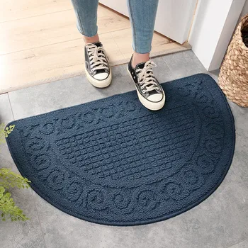 

Semicircle Scrape Door Mats Outdoor Indoor Dirt Trapper Mat Non Mat Carpet Entrance Floor Doorway Pad For Rug Slip Entry Doormat