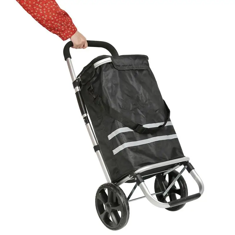 Trolley Shopping Cart For The Elderly Household Portable Luggage Cart