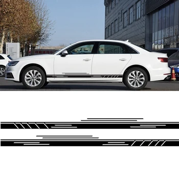 

Car Side Stickers Stripe Sticker DIY Racing Sports Decal Auto Vinyl Film Stickers Universal Car Accessories