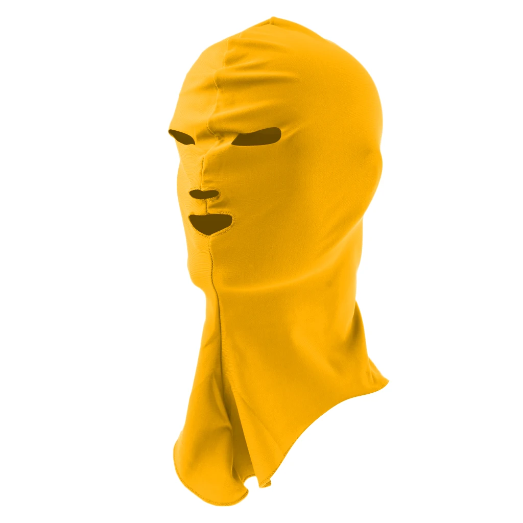 Lightweight Mask Sports Face UV Protection Full Face Mask Women/Men Head Cap Black/ Blue/Yellow/Pink/Orange