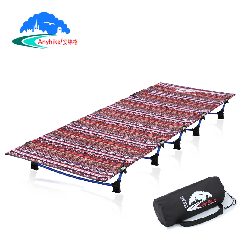 Outdoor foldable bed portable folding cot simple fishing camping marching | Спорт и развлечения