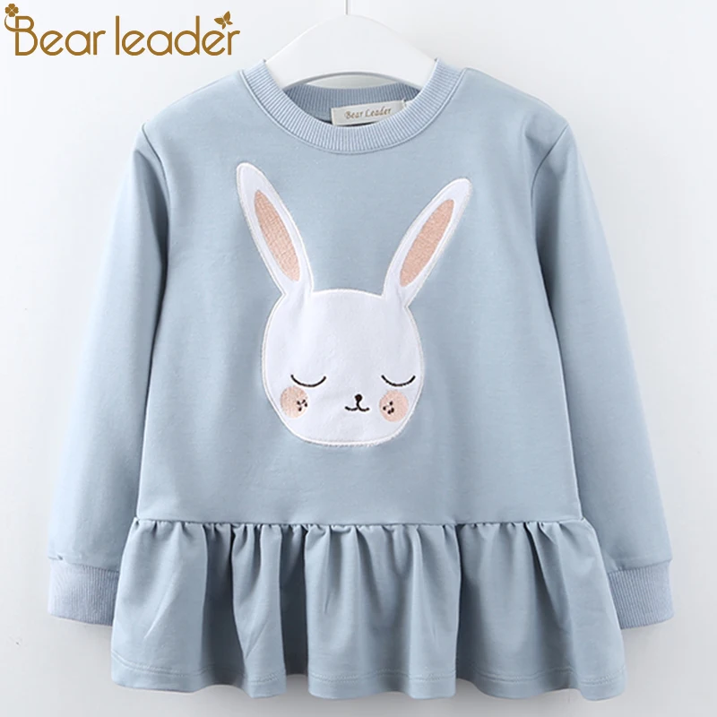 Bear leader/платье для девочек; Новинка; осенние платья принцессы для девочек; милое стильное детское праздничное платье с длинными рукавами и принтом кота; одежда для детей