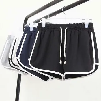 

2020 new Fashion Woman Stretch High Waist Booty Shorts Female Black White Loose Beach Sexy Short Summer Casual Shorts S-XXL
