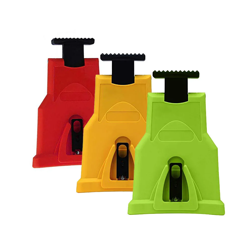 Chainsaw Teeth Sharpener Sharpens Chainsaw Saw Chain Sharpening Tool System Abrasive Tools - Цвет: Yellow Green Red
