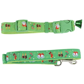 

1 Set Adjustable Pet Pulling Rope Pet Leash Collar and Leash Set Pet Neck Chain for Dog Pet