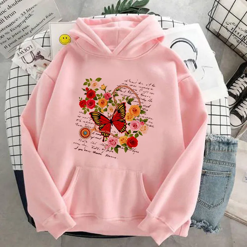 

Толстовки женские в стиле хипстер, свитшот с длинным рукавом, Повседневная Свободная уличная одежда унисекс с карманами, топы для мужчин и женщин