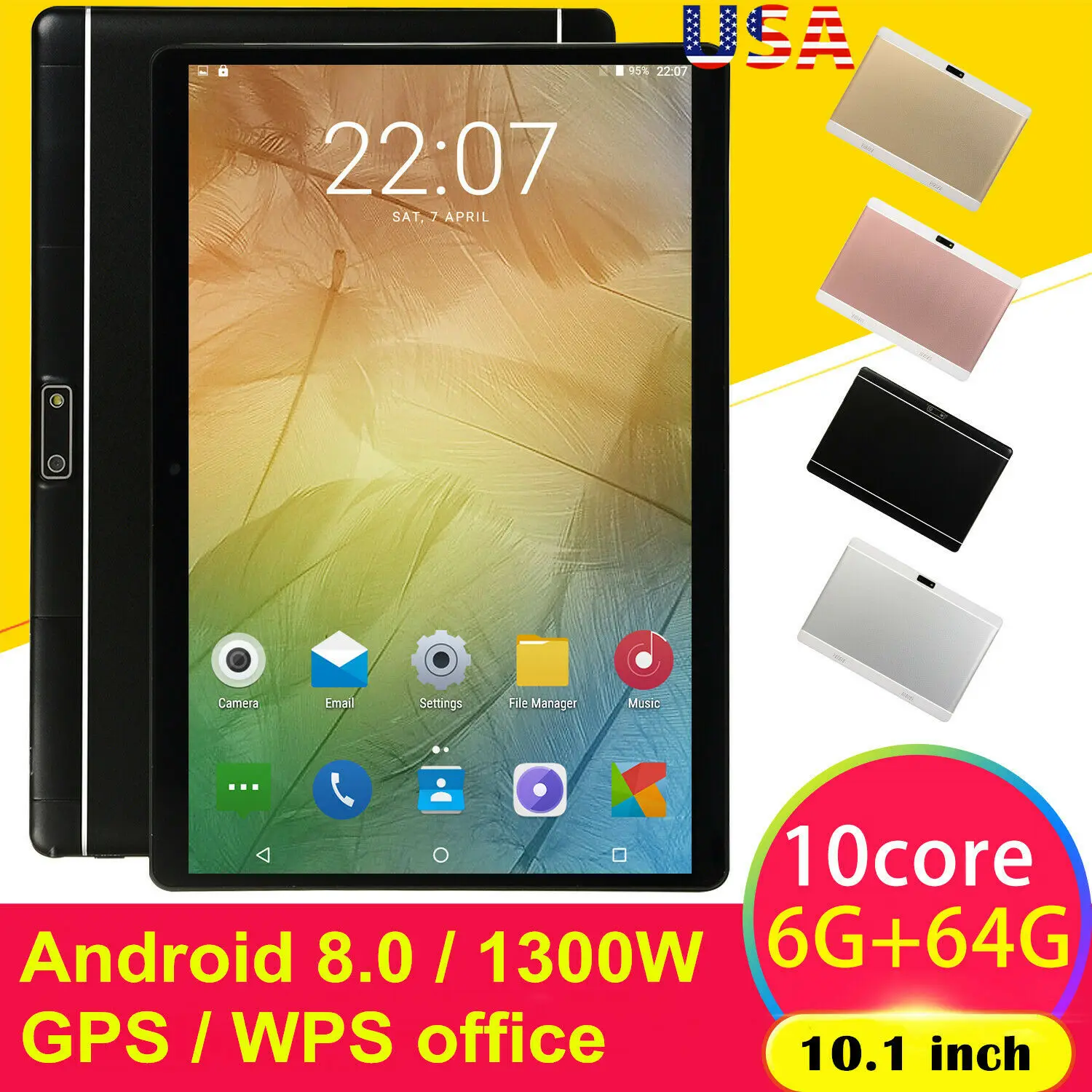 HD Game Tablet 6G+64G Android 8.0 Computer PC Ten Core GPS WIFI Dual Camera Tablet Pad Support Dual Sim Card|Tablets| - AliExpress