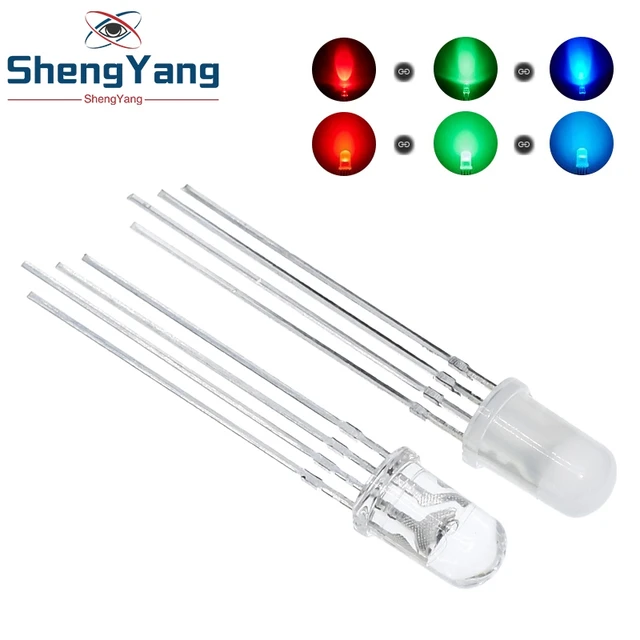 Tri 50pcs 5mm RGB LED Ánodo Común/Cátodo ... - Colombia