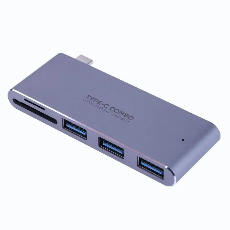 5 в 1 type-C концентратор USB3.1 Combo Card Reader адаптер для Macbook Phone