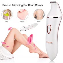 USB четыре в одном многофункциональный эпилятор электрический эпилятор удобная прочная Женская электробритва борода 3-в-1 бритвенная головка