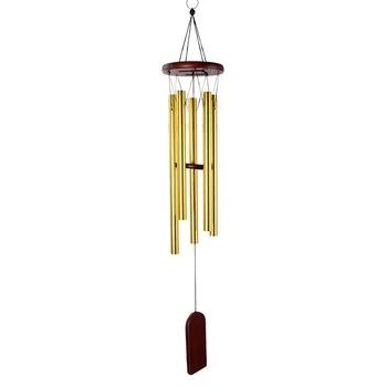 

Antique Resonant 5 Tubes Wind Chime Bells Hanging Living Bed Home Decor Gift Car Outdoor Yard Garden Deco Wind Chimes