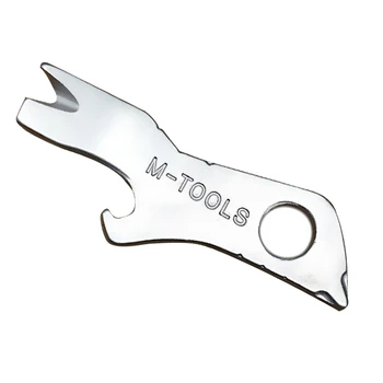 

EDC Screwdriver 7-in-1 Multi Tool Keychain Bottle Opener Outdoor Camping