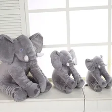 Éléphant en peluche à la mode, jouet pour bébé, Animal en peluche, oreiller doux, jouet pour enfants, décoration de lit, jouet cadeau
