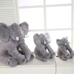 Elefante de peluche de moda, muñeco de peluche de Animal de bebé, almohada suave, juguete para niños, decoración de cama para habitación de niños, regalo
