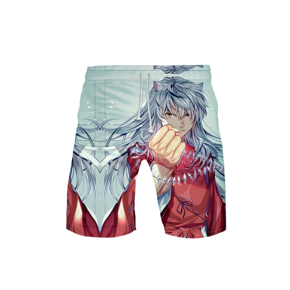 Inuyasha, шорты в стиле хип-хоп, летние шорты, новинка, быстросохнущие пляжные шорты, шорты в стиле хип-хоп, пляжная одежда
