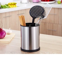 Вращающийся контейнер для палочек для еды из нержавеющей стали креативная кухонная утварь дренаж палочки для еды клетка