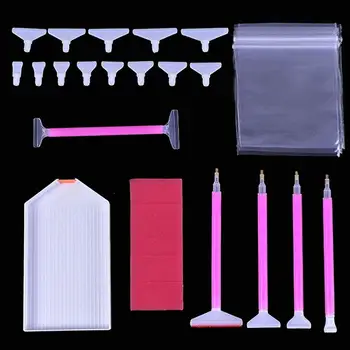 

89 Pieces Diamond Painting Tools 5D DIY Diamond Painting Accessories Diamond Cross Stitch Kits (89pc Set) for Adults or Kids