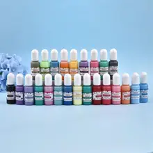 24 ألوان الراتنج الصباغ UV الايبوكسي سيليكون الصباغ الدقة عالية التركيز كريم صبغة ألوان الصلبة ل الراتنج الحرفية