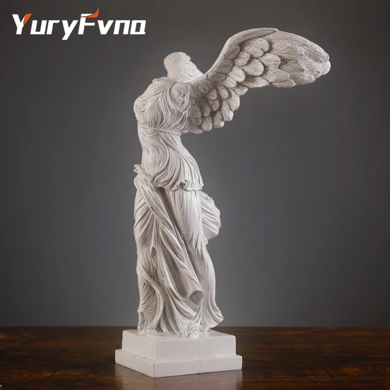 YuryFvna, Современный домашний декор, акценты, европейский стиль, статуя Виктории, скульптура, смола, богиня победы, рукоделие, украшение для дома