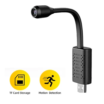 

Camerahut Portable Mini IP Camera WiFi USB Surveillance Security Full HD 1080P 2MP P2P CCTV Cloud Storage Smart Human Detection