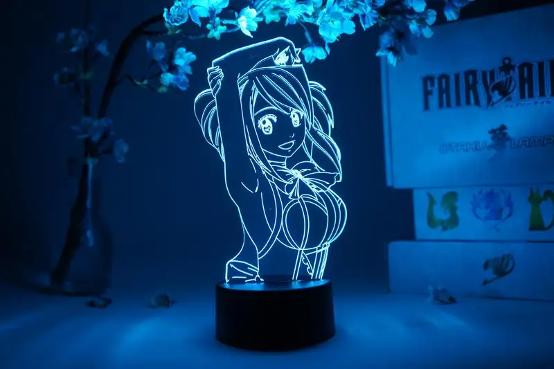 Светодиодный ночник Люси хартфилия для спальни декоративная подарочная лампа