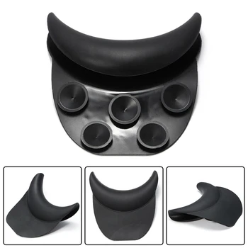 

Black Silicone Shampoo Head Pillow Neck Rest With Suction Cup Hair Wash Sink Basin Hairdresser Accessories