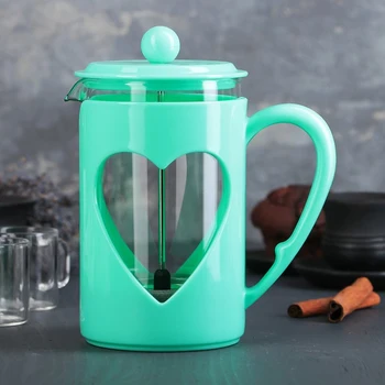 

French press "Compliment", 800 ml, turquoise