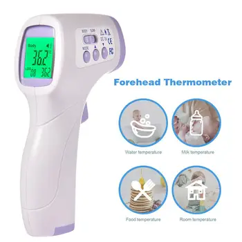 

Forehead Thermometer Digital Infrared Thermometer Non-Contact Electronic Thermometer For Kids Adult Body Temperature Measurement